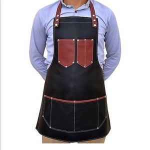 - Professional Barber PU leather apron,barbe…